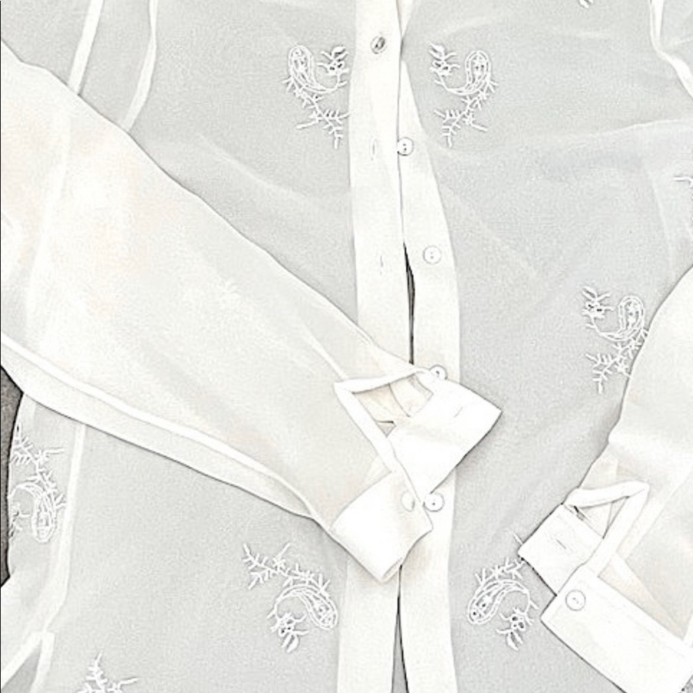 Valerie Steven’s 100% silk TWIN SET, embroidery and beading
